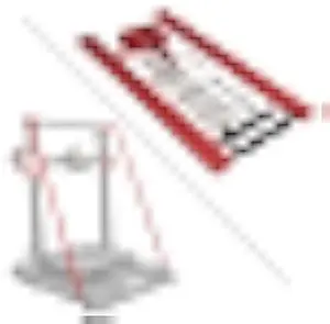 Zeberoxyz Red Supporting Rod Set only for CR-10S Pro/CR-10S Pro V2 3D Printer, DIY Upgrade 3D Printer Supply Parts for Creality 3D Printer CR-10S Pro/CR-10S Pro V2 (616MM), Welcome to consult