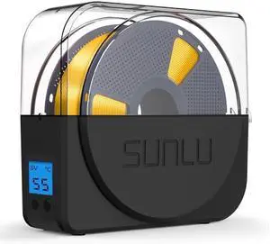 SUNLU Filament Dryer Box for 3D Printer Filament, S1 Plus Filament Dehydrator with Fan Design, Filament Storage can Keep 1.75 2.85 3.00mm PLA PETG ABS Filament Dry During 3D Printing (Black) SUNLU Filament Dryer Box for 3D Printer Filament, S1 Plus Filament Dehydrator with Fan Design, Filament Storage can Keep 1.75 2.85 3.00mm PLA PETG ABS Filament Dry During 3D Printing (Black)