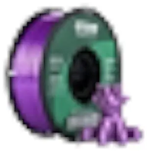 eSUN Silk PLA 3D Printer Filament, Dimensional Accuracy +/- 0.03 mm, 1 kg Spool, 1.75 mm, Purple
