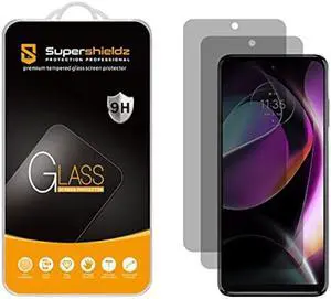 Supershieldz (2 Pack) (Privacy) Anti Spy Screen Protector Designed for Motorola Moto G 5G (2022) [Not Fit for Moto G Stylus 5G], Tempered Glass, Anti Scratch, Bubble Free