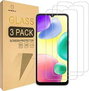 Mr.Shield [3-Pack] Designed For Xiaomi (Redmi 10A) [Tempered Glass] [Japan Glass with 9H Hardness] Screen Protector with Lifetime Replacement