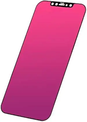 EGKimBa Privacy Screen Protector compatible with iPhone 11 or iPhone XR, 6.1 inch Gradient Colorful Electroplated Anti-Spy Anti-Blue Light Easy Installation Tempered Glass