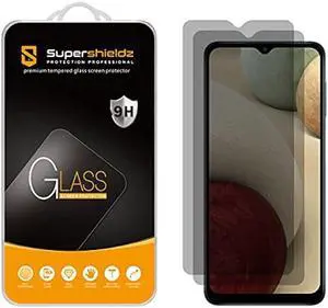 Supershieldz (2 Pack) (Privacy) Anti Spy Screen Protector Designed for Samsung Galaxy A13 5G / A13 LTE / A12 Tempered Glass, Anti Scratch, Bubble Free