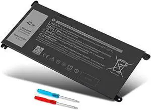 42Wh YRDD6 Battery for Dell inspiron 15 3000 Series 3583 3593 3582 3584 3501,inspiron 15 5000 Series 5582 5584 5593 5594 5598 5585 14 3493 5481 5482 5485 5491 5493 7586 Vostro 5481 1VX1H P93G P75F