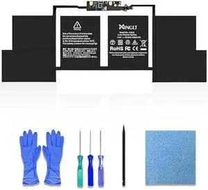 A1707 Replacement Battery for MacBook Pro,A1820 Laptop Battery for MacBook Pro 15 inch A1707 (2016, 2017) 6680mAh 76.15Wh EMC 3072 3162