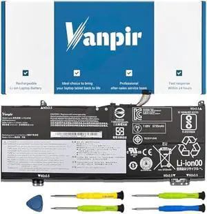 L17C4PB0 Laptop Battery, 7.68V 45Wh 5928mAh Compatible with Lenovo Flex 6-14IKB 14ARR 530S-14ARR 530S-14IKB 530S-15IKB Series Notebook L17M4PB0 L17C4PB2 L17M4PB2 5B10Q16066 5B10Q16067