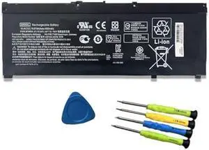 SR04XL SR03XL 917724-855 Laptop Battery for HP Omen 15 15-CE0XX 15-DC0XX Series 15-CE198WM 15-CE015DX Pavilion 15-CB0XX 15-CX0XX 15-CB041NR 15-CX0056WM l08855-855 917678-1B1 70.07Wh 15.4V