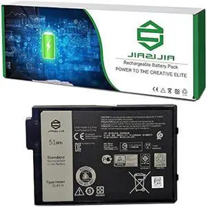 7WNW1 51Wh Laptop Battery Replacement for Dell Latitude 7424 5424 5420 Rugged Extreme P85G P85G001 P86G P86G001 Series Notebook 0DMF8C 0GK3D3 451-BCHS DMF8C GK3D3 1Y62C DMF0C DP3KF 11.4V