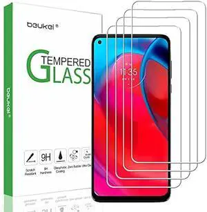 (4 Pack) Screen Protector Compatible for Motorola Moto G Stylus 5G/ Moto G Stylus (2021) Screen Protector Tempered Glass (6.8 Display, 2021),Touch Sensitive,Case Friendly, 9H Hardness