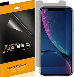 Supershieldz (2 Pack) Privacy Anti Spy Screen Protector Shield Designed for Apple iPhone 11 and iPhone XR (6.1 inch)