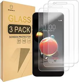 Mr.Shield [3-PACK] Designed For LG Phoenix 4 [Tempered Glass] Screen Protector with Lifetime Replacement