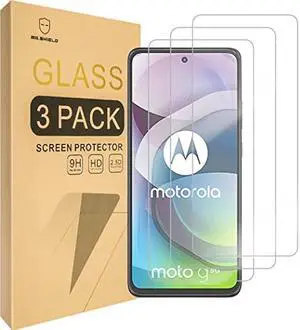 Mr.Shield [3-Pack] Designed For Motorola One 5G Ace / Moto G 5G [Upgrade Maximum Cover Screen Version] [Tempered Glass] [Japan Glass with 9H Hardness] Screen Protector