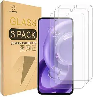 Mr.Shield [3-Pack] Screen Protector For Motorola Edge 30 Neo/Edge 30 Lite/Moto Edge 30 Neo/Lite [Tempered Glass] [Japan Glass with 9H Hardness]