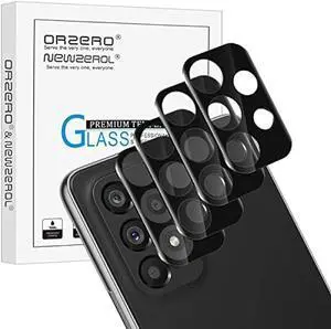 Orzero (4 Pack) Camera Lens Protector Compatible for Samsung Galaxy A53 5G, Samsung Galaxy A33 5G, Protector de Cámera Tempered Glass 9 Hardness HD Anti-Scratch Full Coverage Bubble-Free