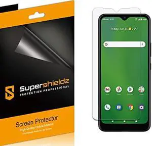 Supershieldz (6 Pack) Designed for Cricket Icon 3 Screen Protector, High Definition Clear Shield (PET)