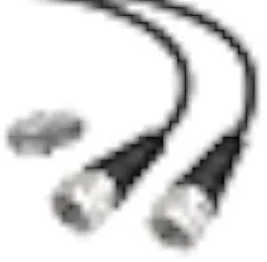 TV Antenna Extention Coaxial Cable (15 feet) with Coupler - Digital Audio Video Coax Cable Cord for HDTV, CATV, Cable Modem, Satellite Receivers