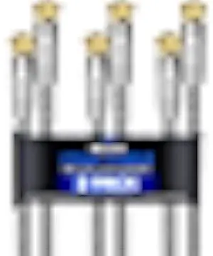 Coaxial Cable 15 Feet, 3 Pack - Durable Nylon Braided Black & White RG6 Coax Cable - Triple Shielded TV Antenna Wire