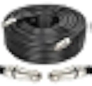 RG11 Coaxial Cable 75ft,Low Loss 14AWG RG11 Coax Cable 75ohm with F Type Connector High Definition for CATV,Satellite Dish,VHF/UHF,Radio,TV Antennas