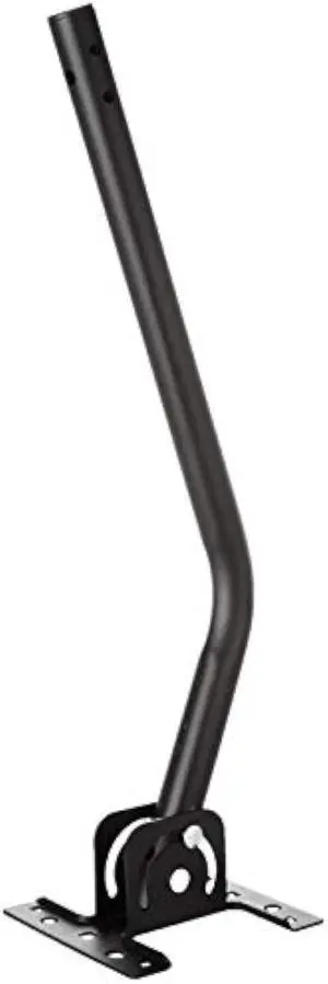 Adjustable Satellite Dish Antenna Mount 1 Inch for Roof or Wall Installation, TV J Pole Mounting Bracket Weatherproof, Hardware Included