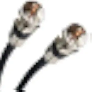 PHAT SATELLITE 200ft Black Triple Shield Indoor Outdoor RG-6 Coaxial Cable Nickel-Brass Connector 75 Ohm (Satellite TV, Broadband Internet, Ham Radio, OTA HD Antenna Coax) Assembled in USA