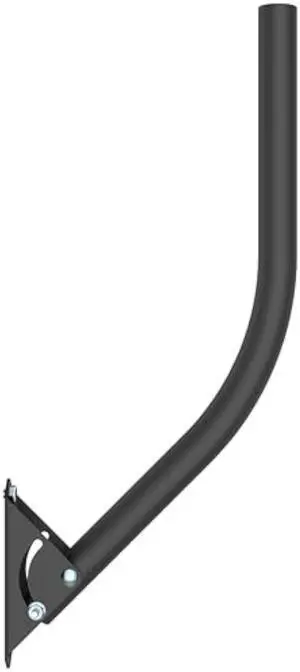 ANTOP Adjustable Outdoor/Attic TV Antenna Mount Pole, Stainless Painting, 19 inch Arm Length, Reversible, Lightweight, Waterproof, Easy Installation