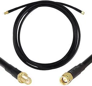 GEMEK 10ft SMA Male to SMA Female Pure Copper Cable, Low Loss S-MR240 Extension Coaxial - Antenna Lead Extender for 3G 4G 5G 6G LTE ADS-B Ham GPS WiFi RF Radio Use (50 Ohm Not for TV) GEMEK 10ft SMA Male to SMA Female Pure Copper Cable, Low Loss S-MR240 Extension Coaxial - Antenna Lead Extender for 3G 4G 5G 6G LTE ADS-B Ham GPS WiFi RF Radio Use (50 Ohm Not for TV)