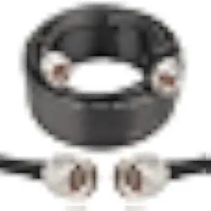 KMR240 N Cable - 35FT Ultra Low Loss N Male to N Male Cable Pure Copper 50 ohm for 3G/4G/5G/LTE/ADS-B/Ham/GPS/WiFi/RF Radio to Antenna or Signal Booster Use