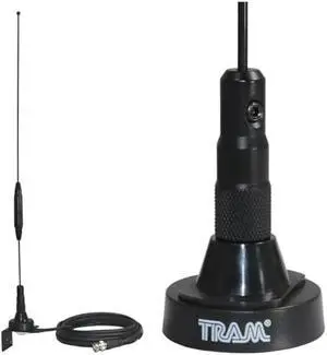 Tram 1091-BNC Scanner Trunk/Hole Mount Antenna Kit with BNC-Male Connector