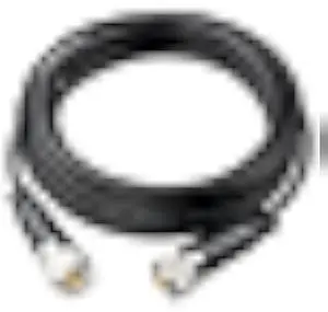 CB Antenna Cable, CB Coax Cable, 15FT(4.5m) RG58 Jumper Coaxial Cable, PL-259 UHF Male to Male Connector, 50 Ohm for HAM Radio, Antenna Analyzer, Dummy Load