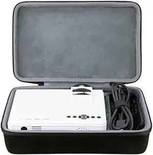 co2CREA Hard Case Replacement for AuKing Projector 2025 Upgraded Mini Projector 7500 lumens Multimedia Home Theater Video Projector
