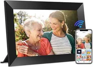 Uhale Digital Picture Frame WiFi 10.1 Inch with 32GB Storage, Electronic Photo Frames 1280 x 800 HD IPS Touch Screen, Auto Rotate, Slideshow, Instantly Share Photos and Videos from Anywhere