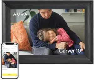 Aura Carver HD WiFi Digital Picture Frame, 10.1, Add Photos with Aura App, Free Unlimited Storage - Wirecutters Pick for Best Digital Photo Frame 2022 - Gravel Aura Carver HD WiFi Digital Picture Frame, 10.1, Add Photos with Aura App, Free Unlimited Storage - Wirecutters Pick for Best Digital Photo Frame 2022 - Gravel