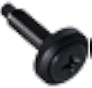 ECHOGEAR Server Rack Screws 50 Pack - 10/32 Steel Screws with Attached Nylon Washers & Pilot Point Heads - Made to Use with Network Racks, Enclosures, & Cabinets