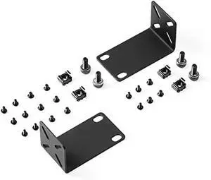 MokerLink Rack Mount Kit for 12.6 inch Switches, Adjustable Hole Distance 14-30mm, Mount a 12.6 Wide to a 19 Equipment Rack, Compatible for Netgear, Cisco, D-Link, TRENDnet, Dell 12.6 inch Products