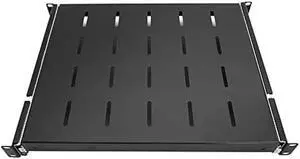 RAISING ELECTRONICS 2Pack Sliding Rack Server Shelf 1U 19inch 4 Post Rack Mount-Adjustable 15inch-22inch