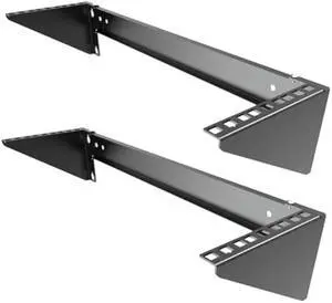 JINGCHENGMEI 3U Vertical Wall Mount Patch Panel Bracket -Steel Networking Euipment Rack for 19 Network, Server and Data Equipment (1)