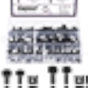 Swpeet 80Packs 4 Sizes M5 M6 Black Computer Mount Cage Nuts and Screws with Metal & Plastic Washers Assortment Kit, Square Hole Hardware Cage Nuts & Mounting Screws Washers