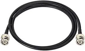 Bingfu BNC Male to BNC Male RG58 50 Ohm Coaxial Jumper Cable 1m 3 feet for CB Radio Amateur Mobile Ham Radio Police Scanner Patch Panel Rack Mount Oscilloscope Scope Signal Function Generator