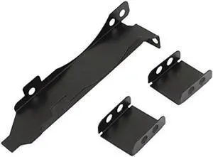 uxcell 80-90mm Dual Fan Rack Mount PCI Slot Cover Bracket Video Card Cooling
