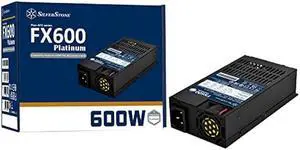 SilverStone Technology FX600 Platinum Cybenetics Platinum 600W FlexATX Power Supply (SST-FX600-PT)