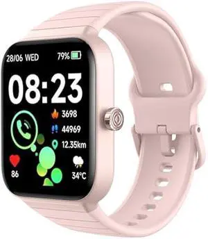 Smart Watch for Women Men, Answer/Make Call, Alexa Built-in, 1.8 Fitness Tracker with 100 Sport Modes, Heart Rate, Blood Oxygen, Sleep Monitor, Fit for Android and iPhone, IP68 Waterproof