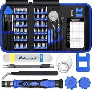 SHOWPIN Electronics Precision Screwdriver Set: Laptop Tool Kit with 120 Megnatic Bits for Computer PC iPhone Xbox PS4 Switch RC Repair Suitable for IT Tech DIY