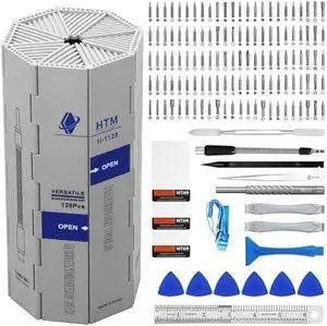 HengTianMei 142 in 1 Precision Screwdriver Set Professional Magnetic Repair Tool Kit for Computer, Laptop, Xbox, Macbook, Game Console (H1128)