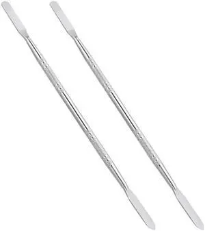 Metal Spudger for Electronics Repair, Double-Ended Stainless Steel- 2 Pcs Electronics Opening Pry Tool Metal Opening Spudger for Cell Phone, Tablet, MP3, Laptop