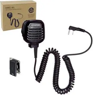 Kenwood KMC-45D Heavy Duty Military Spec Remote Speaker/Microphone w/ 2.5mm Earphone Jack, Dust & Water Resistant ProTalk & NX Series Radios, OEM