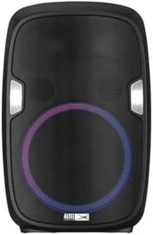 Altec Lansing SoundRover 75 Wireless Speaker 75W Bluetooth Speaker with a Long Lasting 10 Hour Battery, 50 Foot Range, Multi LED Party Modes, True Wireless Pairing, Bonus Microphone