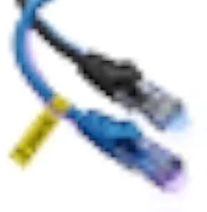 Cat 6 Ethernet Cable 40 Ft 2 Pack, Cat 6 Cable Outdoor&Indoor, High Speed 10Gbps Internet Network Cable, Cat6 Ethernet Patch Cable Long, Computer LAN Cable for Router, Modem, PS4/5 - Blue & Black