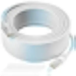 Cat 6 Ethernet Cable 200 FT, Long High Speed Cat6 Internet Cable, White Snagless Patch Cord, Flexible, Network, LAN, PoE, Standard RJ45 Connector for PC, Server, Router, Modem, TV, PS5 - with 15 Ties