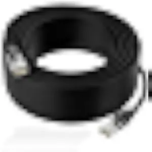 Cat5e Ethernet Cable 200 FT, Long Cat 5e Internet Cable, Black Snagless Patch Cord, Flexible, Network, LAN, PoE, Standard RJ45 Connector for PC, Server, Router, Modem, TV, PS5 - with 15 Cable Ties