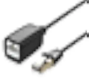 CableCreation Cat 8 Ethernet Cable,Cat8 Extension Cable, Double Shielded Highly Speed 40Gbps 2000MHz FTP Patch Cord, UV Resistant LAN Cable, 3M(10FT) Black